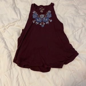 Cute flowery tank